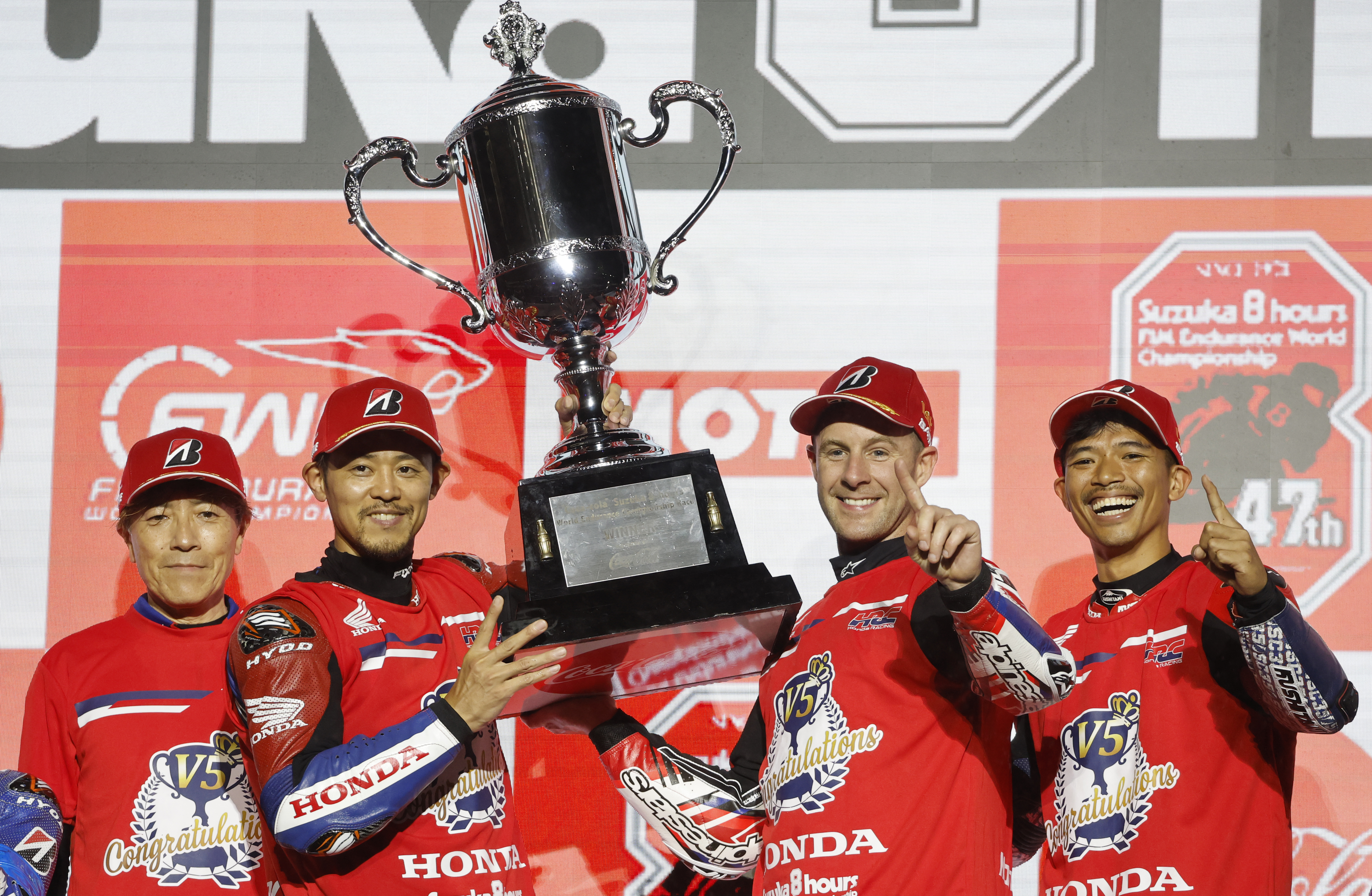 Jonathan Rea and Somkiat Chantra land Honda their fifth