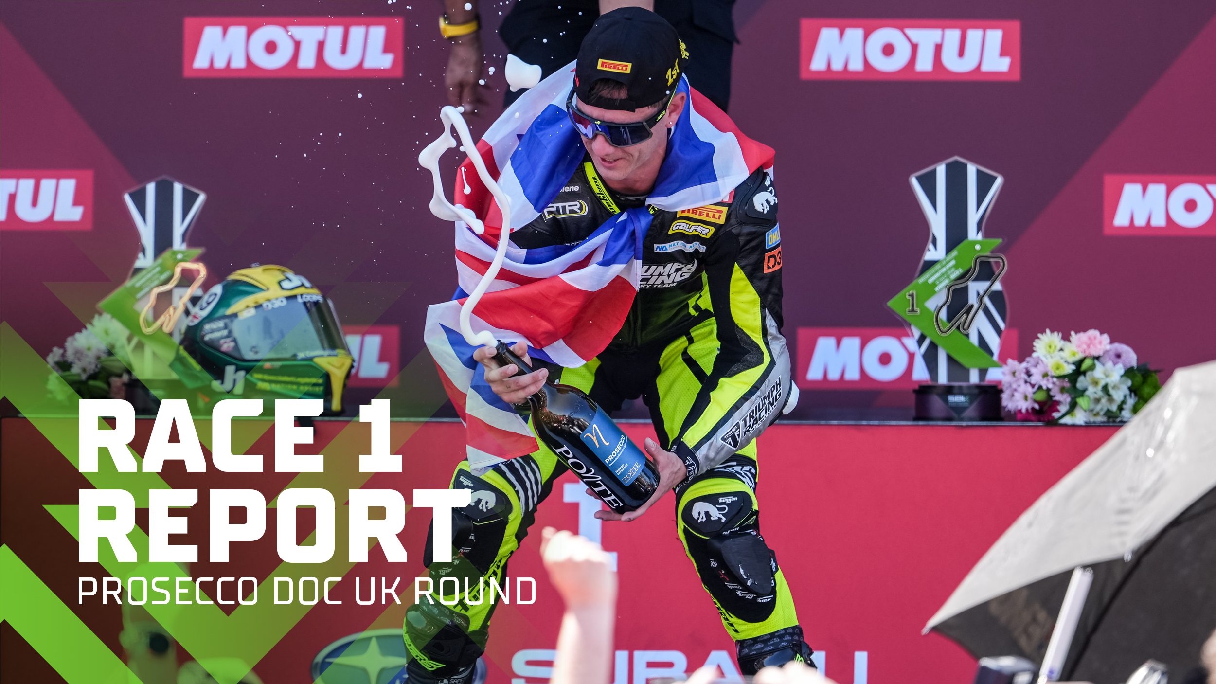 HOME VICTORY: Triumph’s Booth-Amos celebrates his 100th WorldSSP race ...