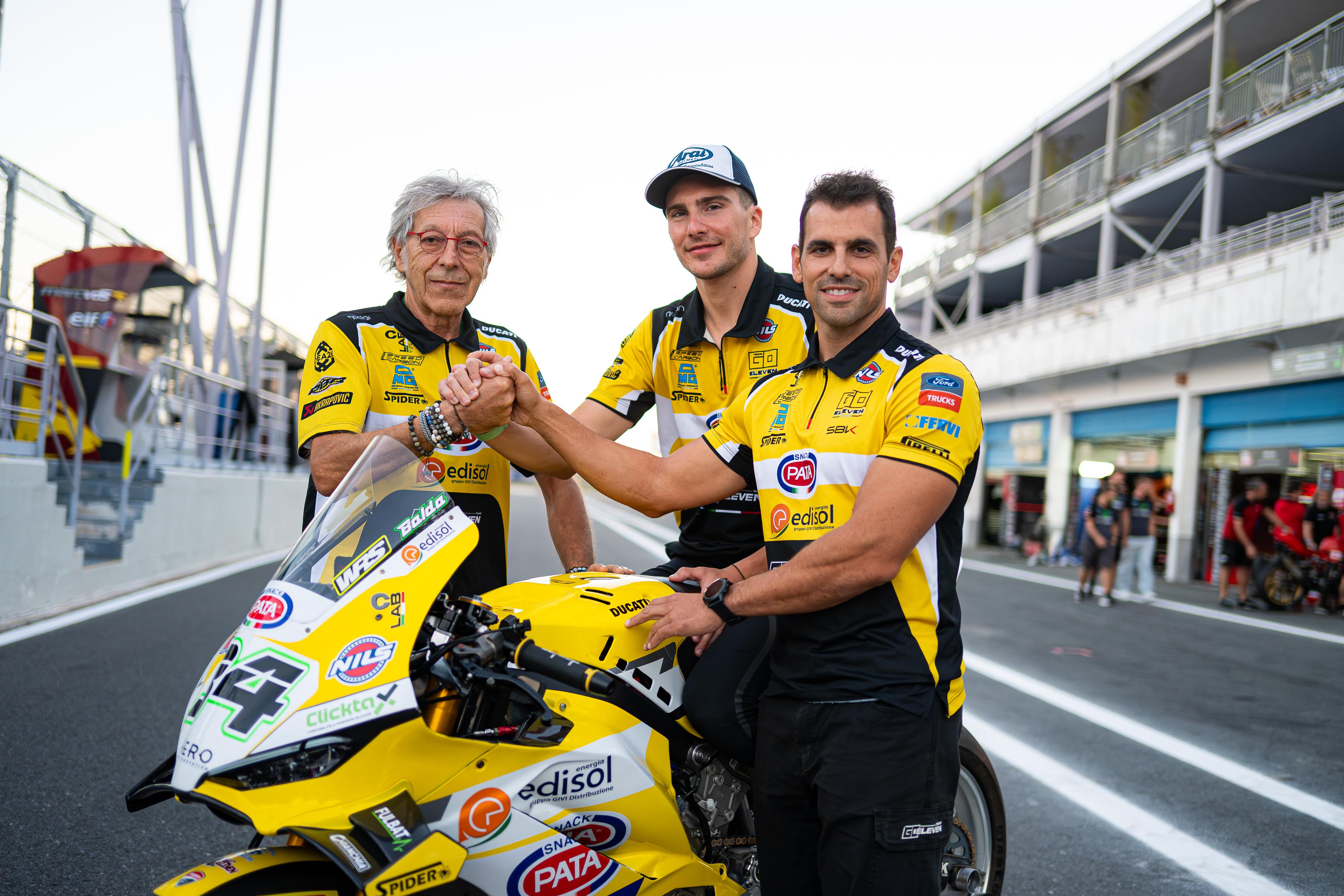 STAYING YELLOW: Baldassarri renews contract with GoEleven Ducati for 2027